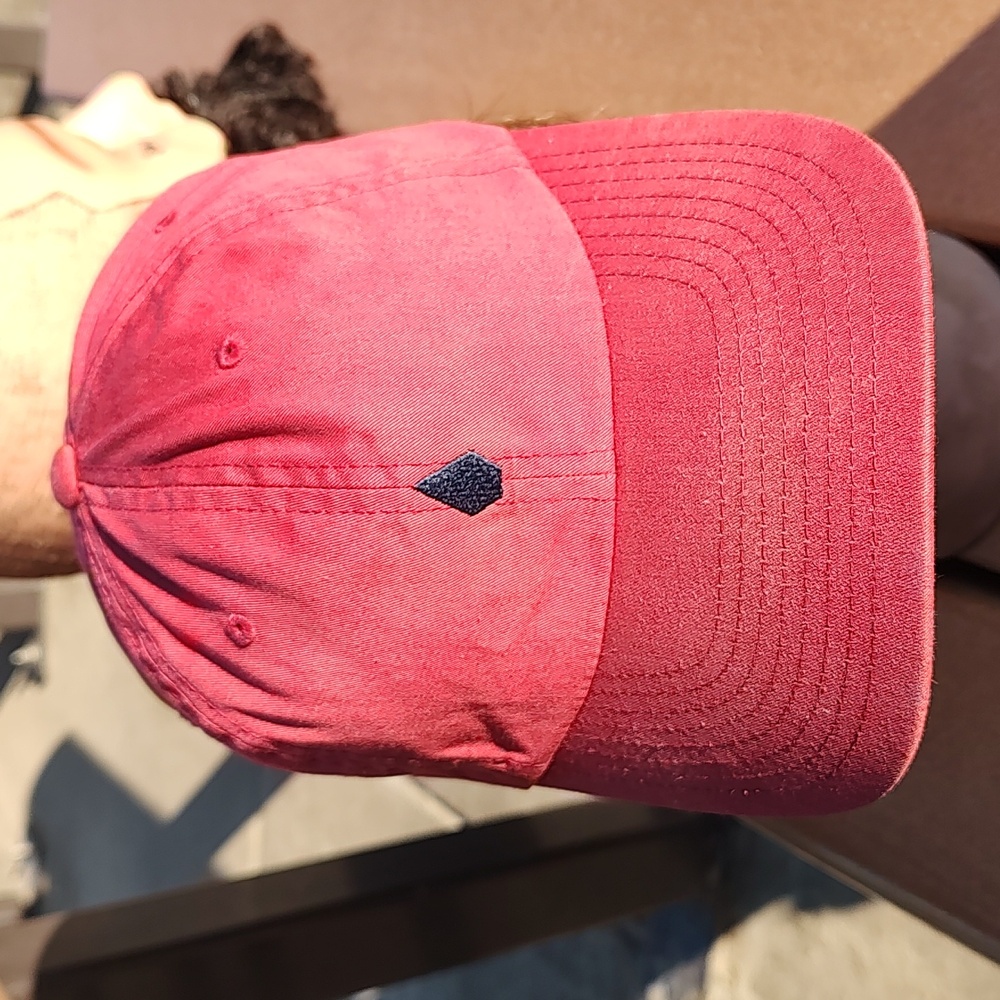 Volcom Stone Tech Delta Hat Red Cap Embroidered B… - image 3